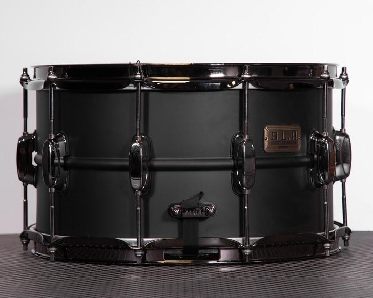 Used Tama S.L.P. Big Black Steel 8" x 14" Snare Drum