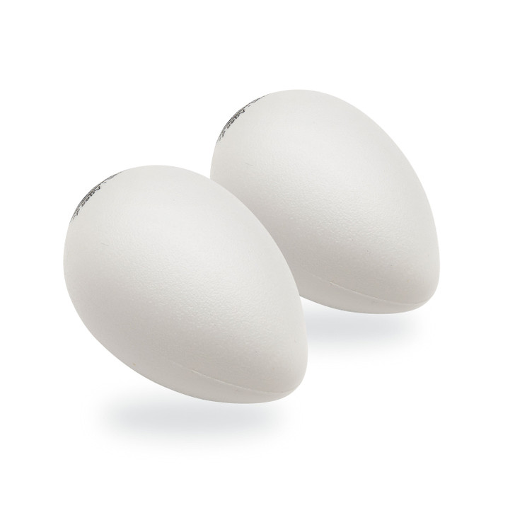 LP Egg Shakers - Glow In The Dark Pair with Cymbal Fusion Logo