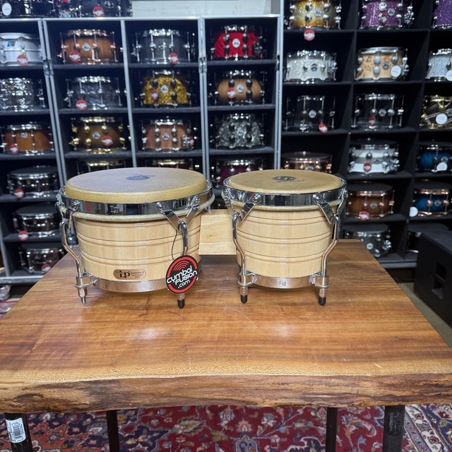 Used LP Generation III 7-1/4" & 9" Wood Bongos - Natural