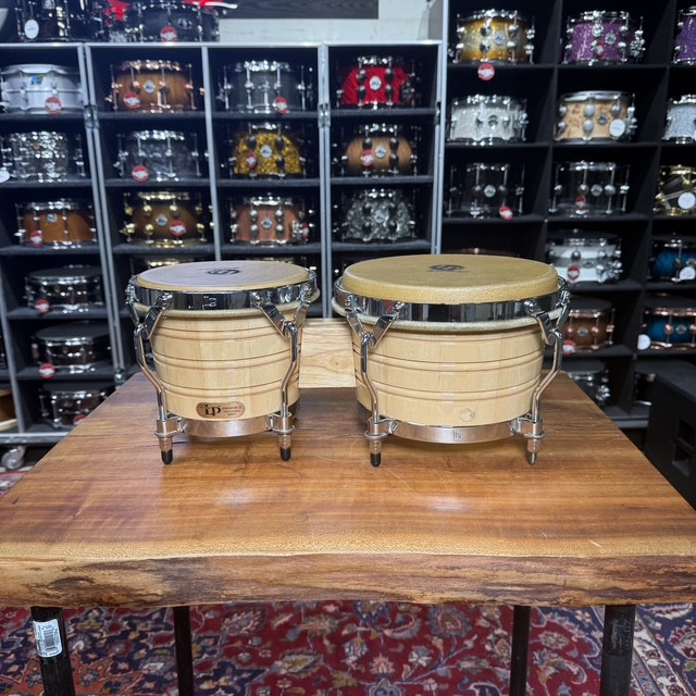 Used LP Generation III 7-1/4" & 9" Wood Bongos - Natural