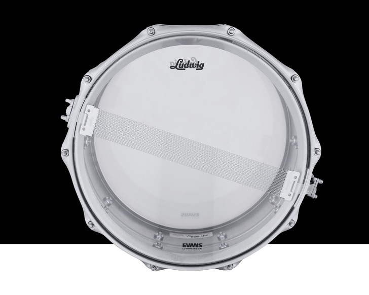 Ludwig 6.5X14 Satin Chrome Acrolite Classic Snare Drum 10 Lug Limited