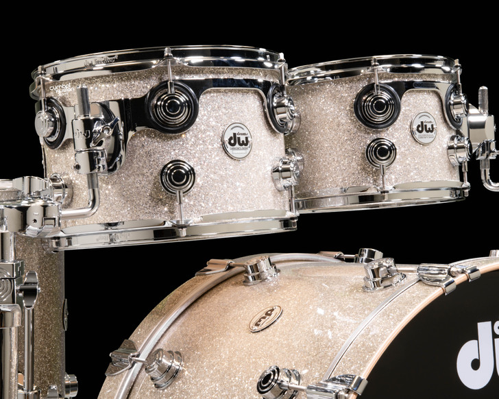 DW Collector's SSC Maple 5pc - Broken Glass closeup