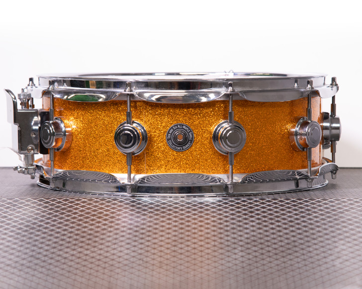 DW Collector's Series Maple Snare 5x14 - Orange Sparkle