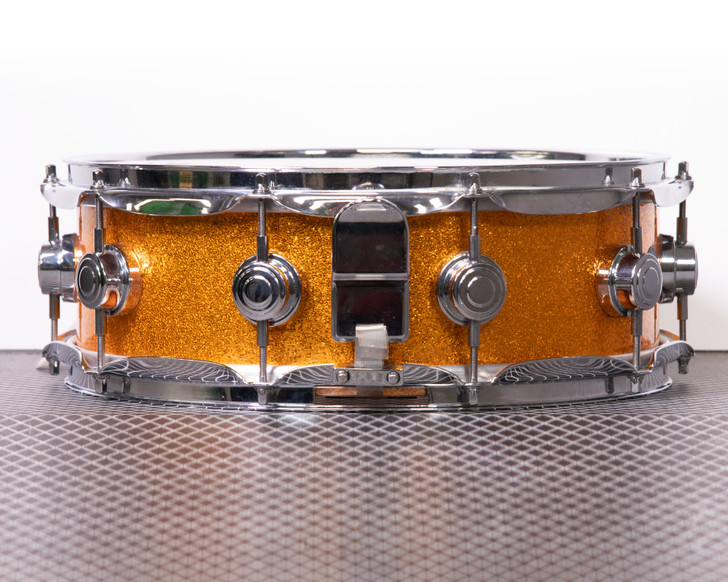 DW Collector's Series Maple Snare 5x14 - Orange Sparkle