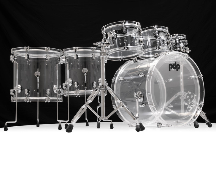 PDP Concept Acrylic 6pc Shell Pack – Clear w/ Chrome Hardware (PDCA2216CL)