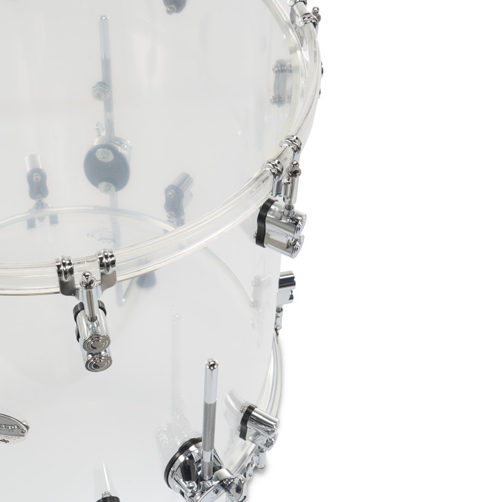 PDP Concept Acrylic 4-Piece Kit - Clear with Chrome Hardware product image