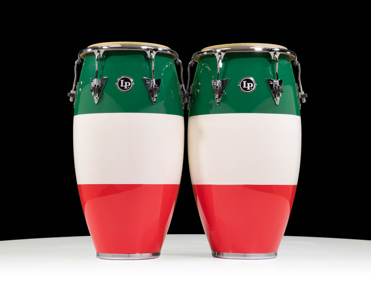 LP Classic Conga and Tumba Prototype - Green, White, Red