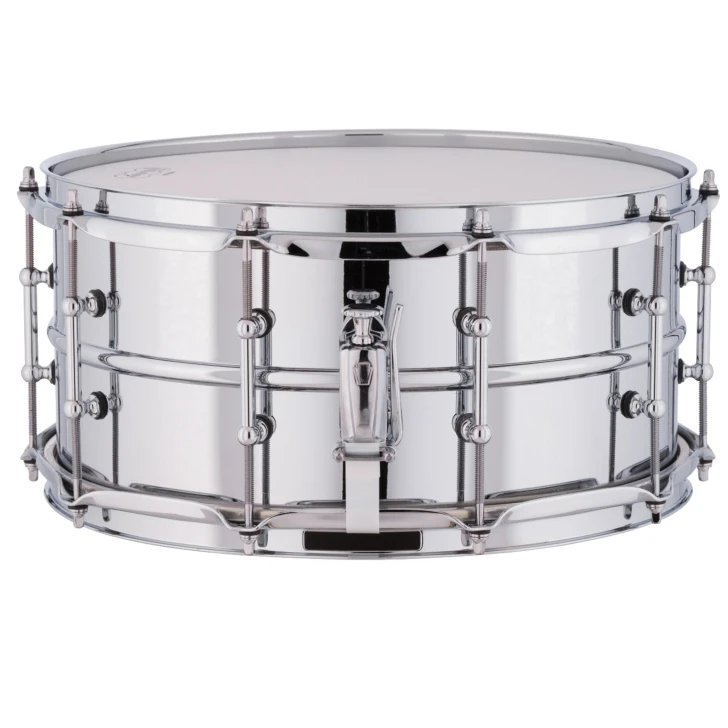 Ludwig Supraphonic 6.5”x14” Snare Drum w/ Tube Lugs – Chrome Over Aluminum (LM402T)