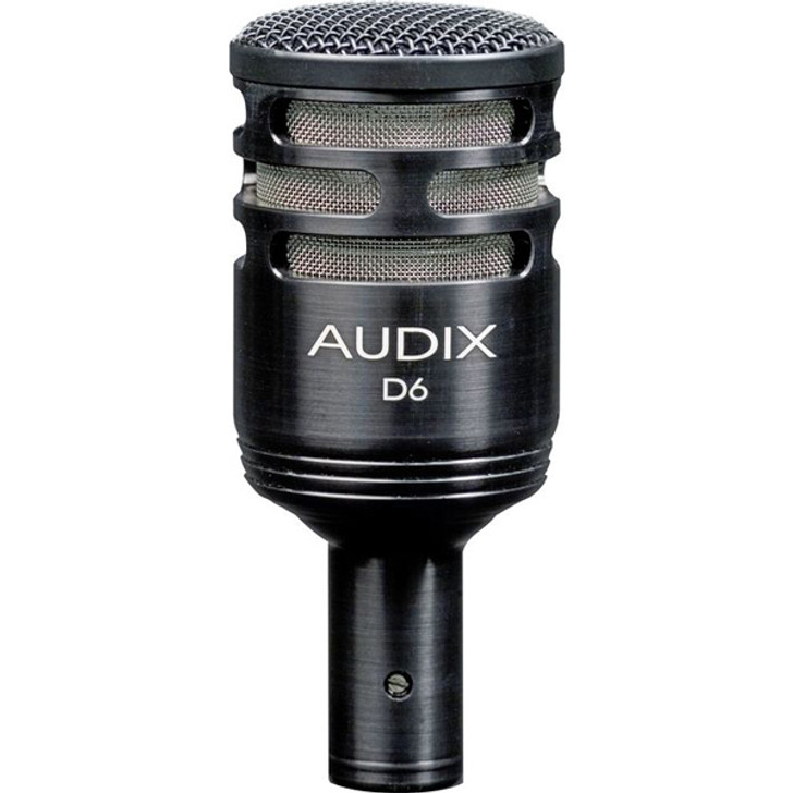 Audix D6 Dynamic Hypercardioid Instrument Microphone D6