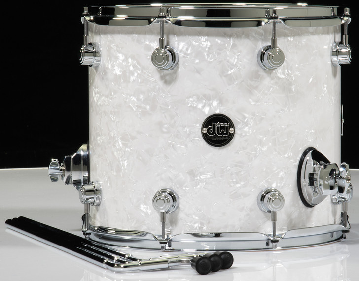 DW Performance Series 12x14 Floor Tom - White marine