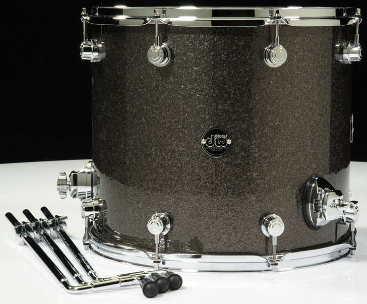 DW Performance Series 14x16 Floor Tom - Pewter sparkle