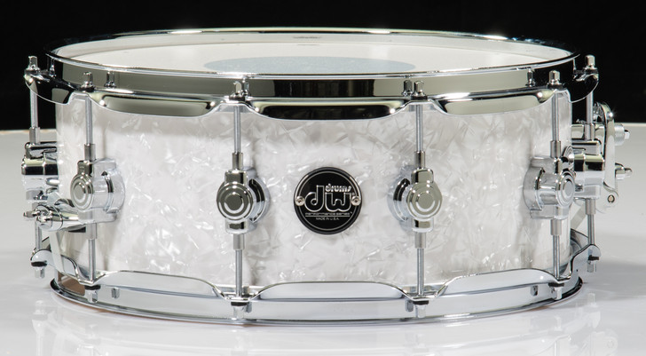 DW Performance Series 5.5x14 Snare - White marine