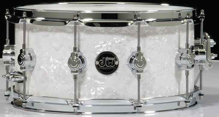 DW Performance Series 6.5x14 Snare - White marine DRPF6514SSWM