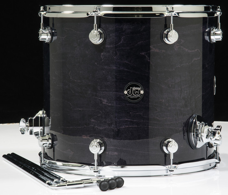 DW Performance Series 12x14 Floor Tom - Ebony Stain DRPL1214LTES