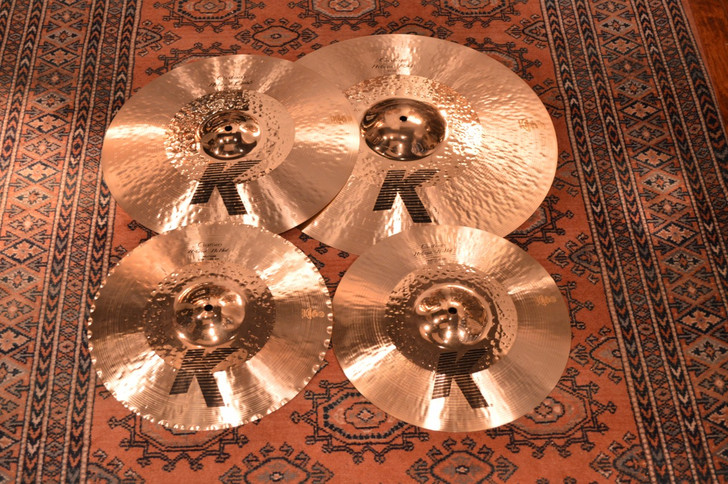 Zildjian K Custom Hybrid Cymbal Pack 4pc Free 17 Crash KCH390