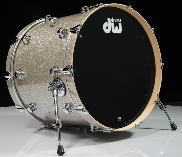 DW Collector's Series Bass Drum 18x22 - Broken Glass