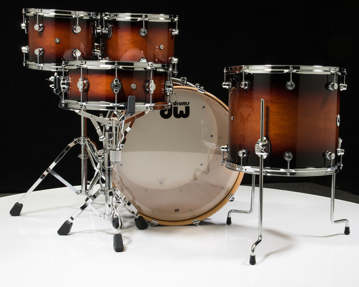 DW Design Series Drum Set 5 piece - Tobacco Burst 22/10/12/16/14SD