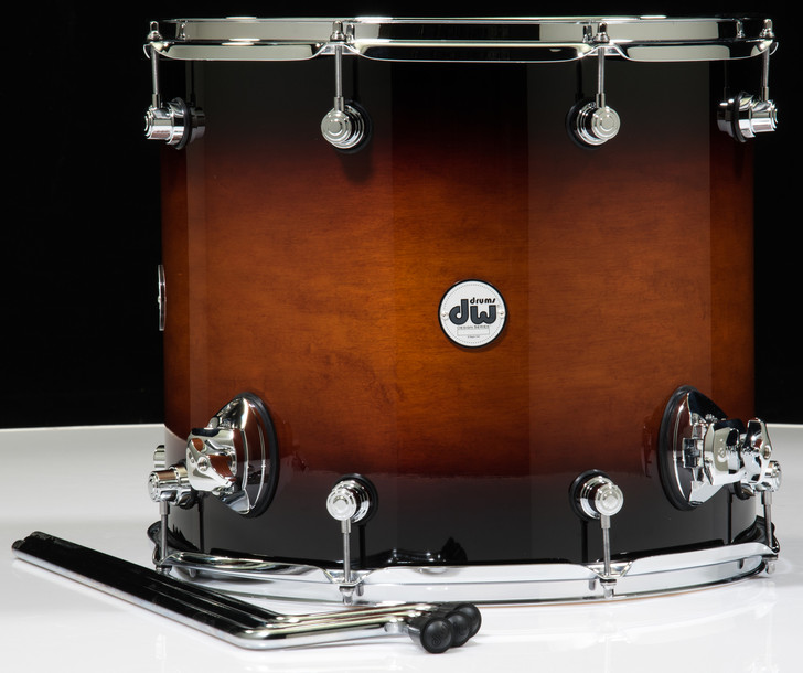 DW Design Series Tobacco Burst 12X14 Floor Tom