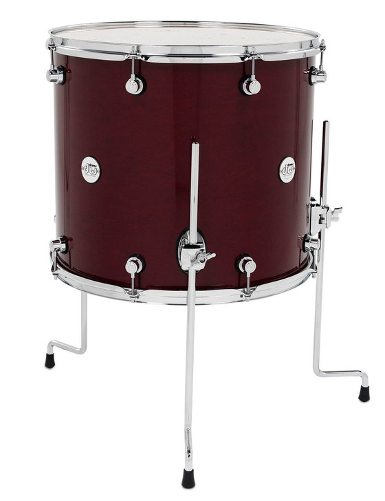 DW Design Series Cherry Stain 16x18 Floor Tom