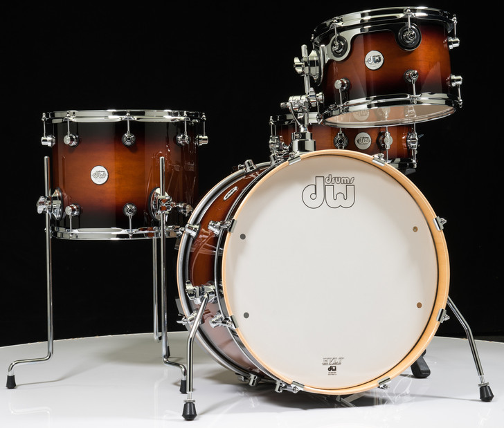 DW Design Series Frequent Flyer 4pc Shell Pack in Tobacco Burst