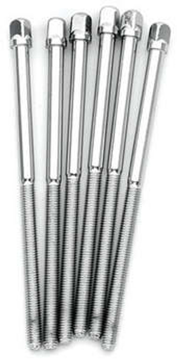 DW Chrome Tension Rods M5-.8x3.75 in (6pk)