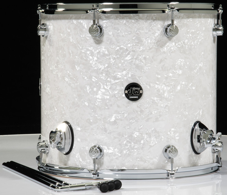 DW Performance Series 16x18 Floor Tom - White Marine