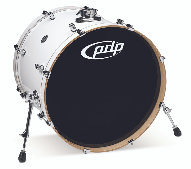 PDP Concept Maple Pearlescent White Bass Drum - 18x22