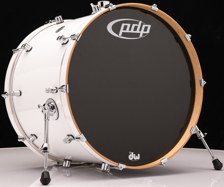 PDP Concept Maple Pearlescent White Bass Drum - 18x24