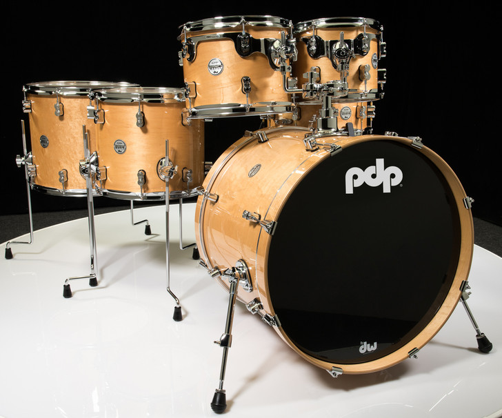 PDP Concept Maple 6pc Shell Pack - Natural Lacquer