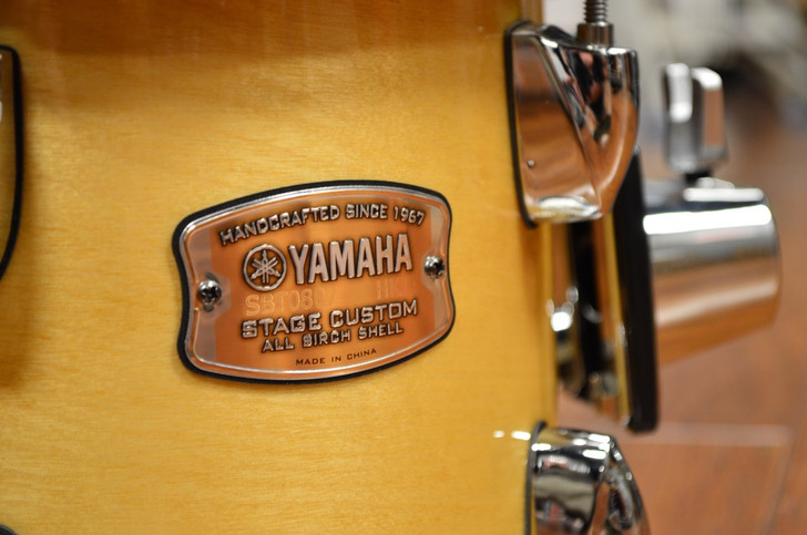 Yamaha Stage Custom 8x7 Rack Tom Natural Wood