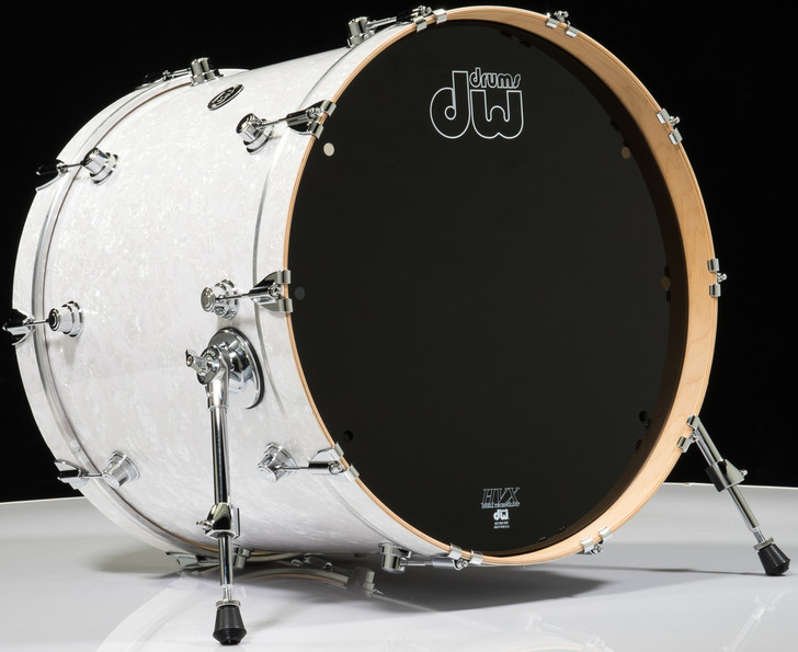 DW Performance Series 3pc Drum Kit White Marine 12/16/22