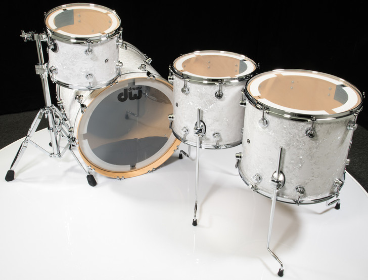 DW Performance Drum Kit White Marine 12/14/16/22