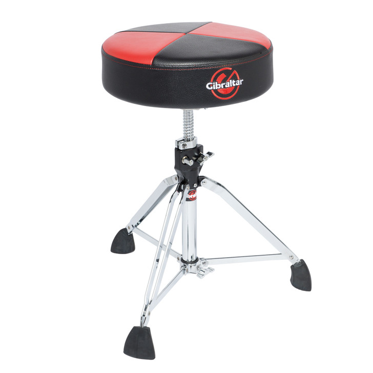 Gibraltar Throne with Super Foot - Red/Black Quarter Panel