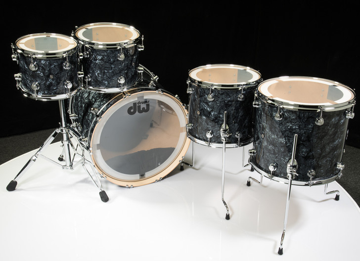 DW Performance Series 5pc Shell Pack 10/12/14/16/22 Black Diamond - Top