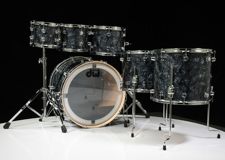 DW Performance Series 6pc Shell Pack 8/10/12/14/16/22 Black Diamond - Back