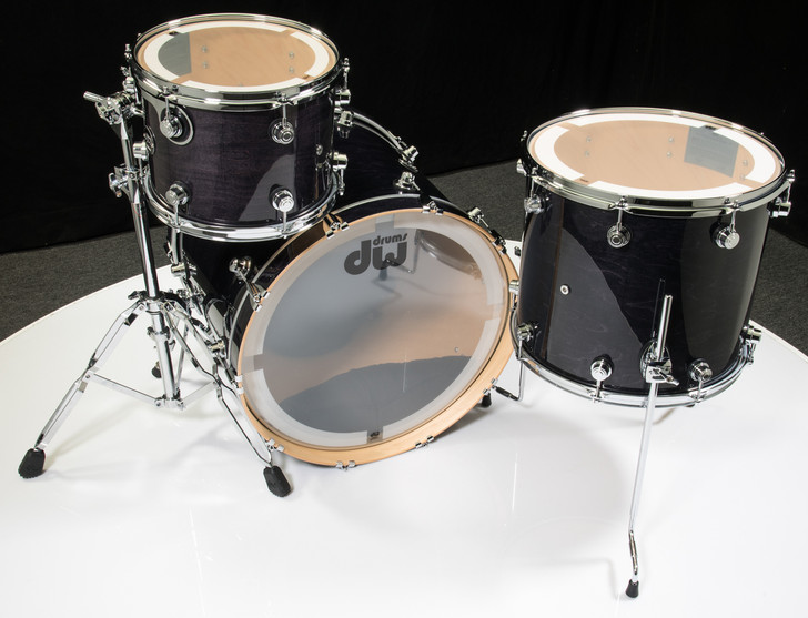 DW Performance Series 3pc Shell Pack - Ebony Stain 12/16/22