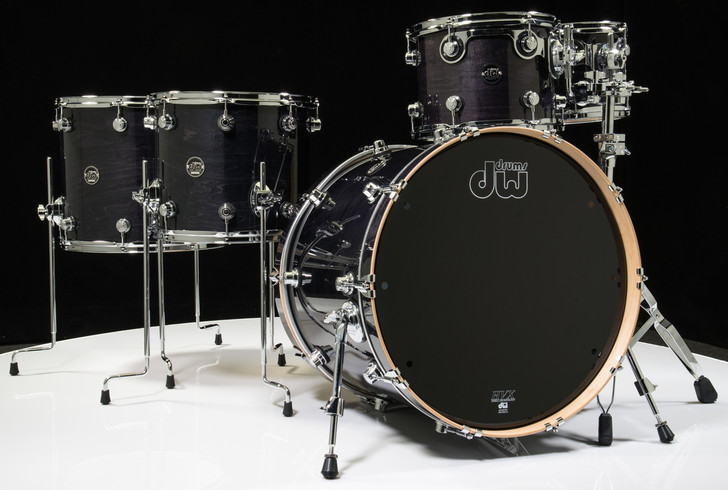 DW Performance Series 5pc Shell Pack - Ebony Stain 10/12/14/16/22