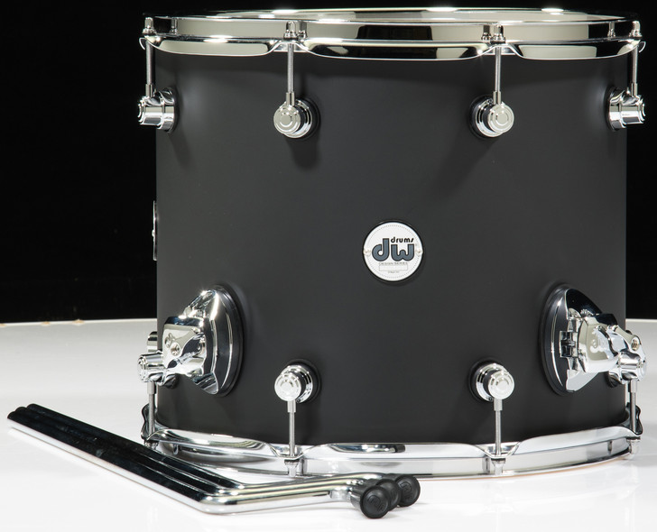 DW Design Series 12X14 Floor Tom Black Satin
