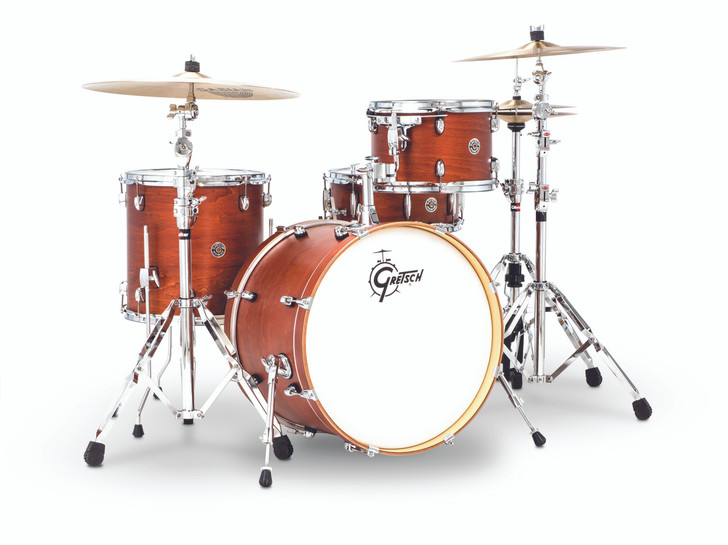 Gretsch Catalina Club Jazz 4-Piece Shell Pack 20" Satin Walnut Glaze