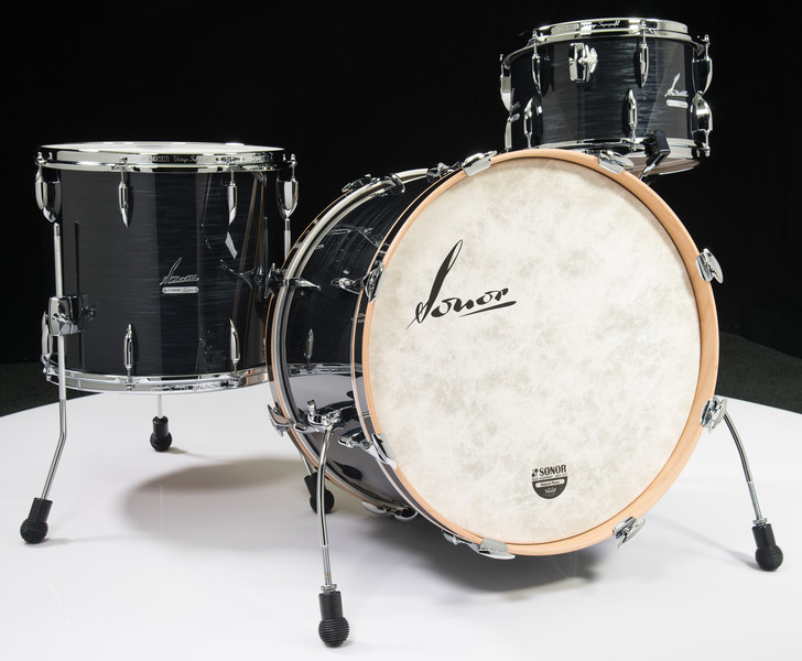 Sonor Vintage Series 3pc Shell Pack 13/16/22 - Vintage Black Slate