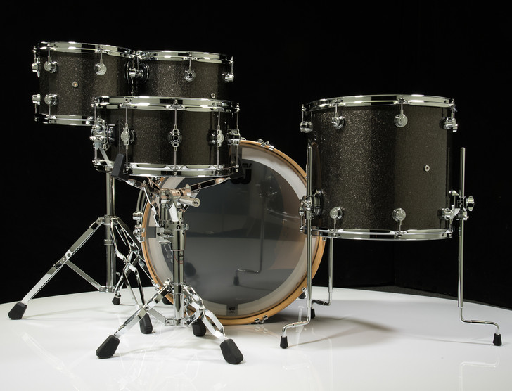 DW Performance Series 5pc Shell Pack Pewter Sparkle 10/12/16/22/14SD