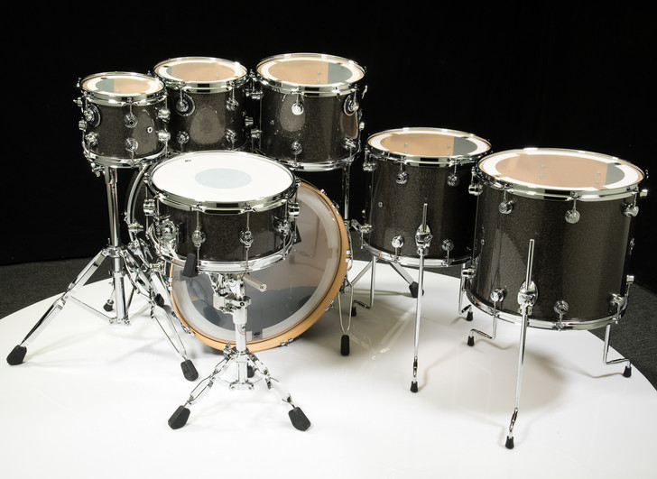 DW Performance Series 7pc Shell Pack Pewter Sparkle