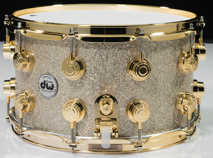DW Collector's Broken Glass 8x 14 w/ Gold Hardware Side