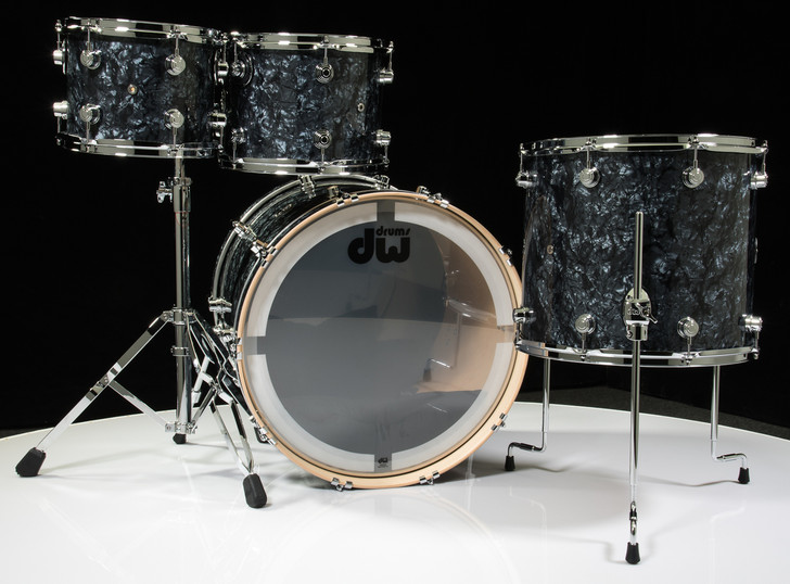 DW Performance Series 4pc Shell Pack 10/12/16/22 Black Diamond - Back