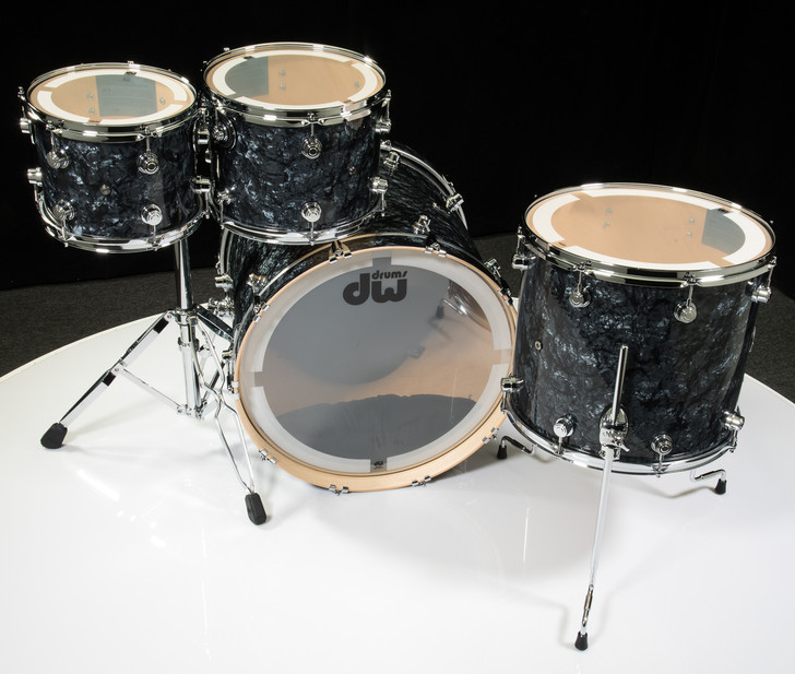 DW Performance Series 4pc Shell Pack 10/12/16/22 Black Diamond - Top