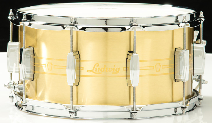 Ludwig Heirloom 7x14 Brass Snare Drum w/ Imperial Lugs
