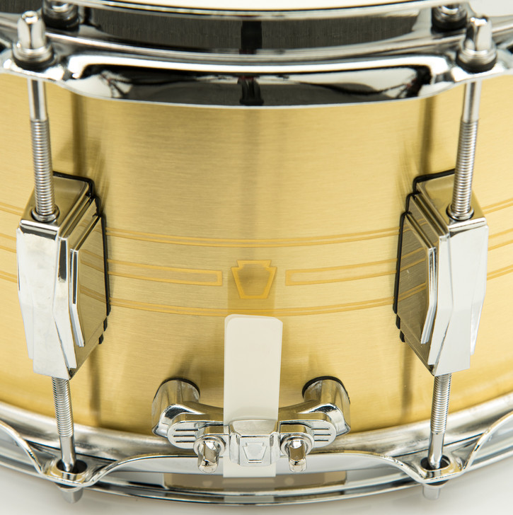 Ludwig Heirloom 7x14 Brass Snare Drum w/ Imperial Lugs