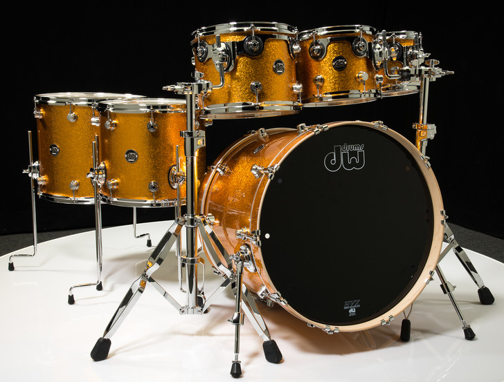 DW Performance Series 6pc Kit Gold Sparkle