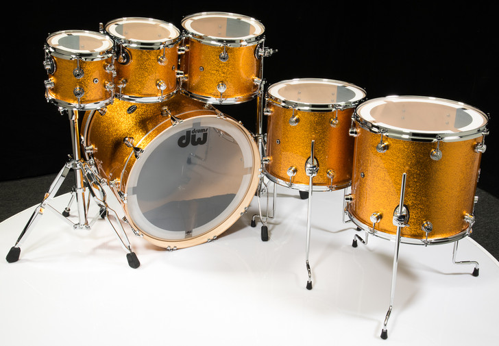 DW Performance Series 6pc Kit Gold Sparkle