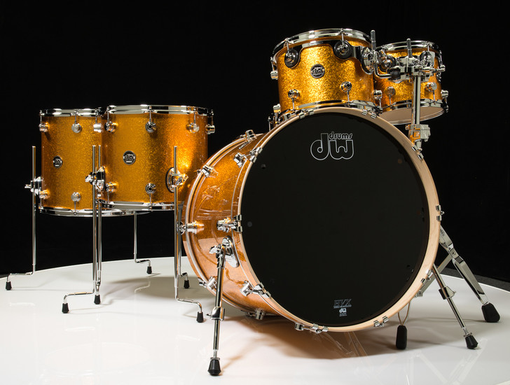 DW Performance Series 6pc Shell Pack Gold Sparkle